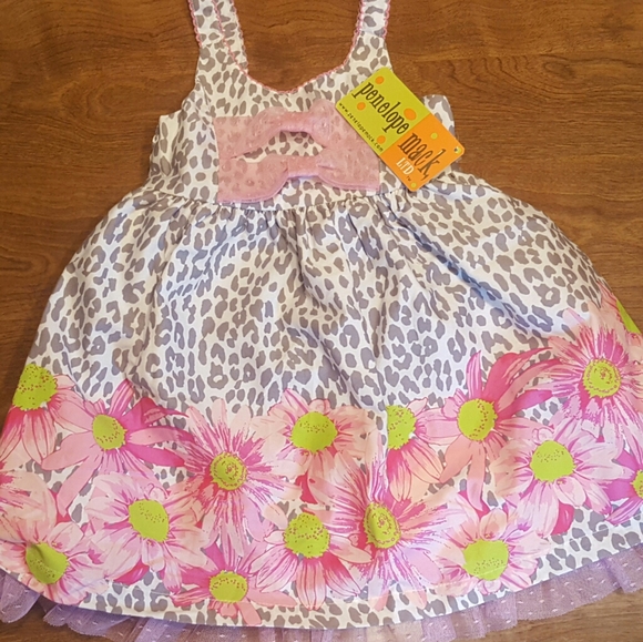 Penelope Mack Other - PENELOPE MACK DRESS PINK FLOWERS SPRING EASTER 2T